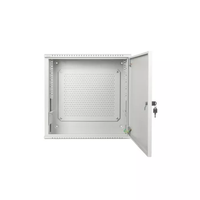 Lanberg Szafa instalacyjna rack wisząca 19 cali 6U+3U 540x200 niskoprofilowa szara złożona