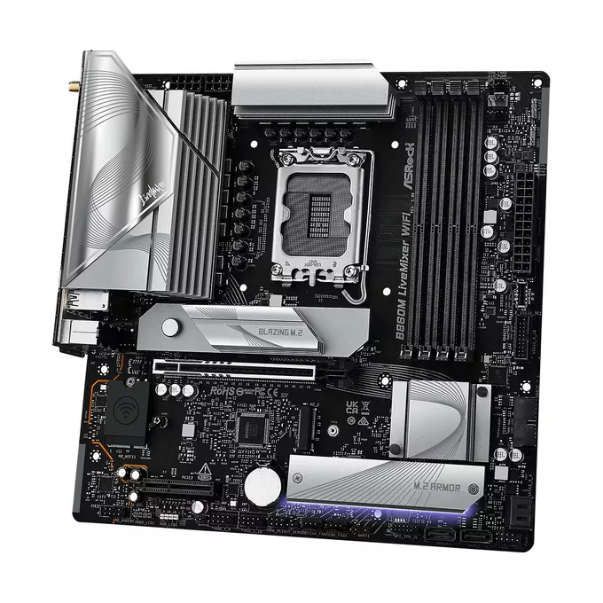 ASRock Płyta główna B860M LIVEMIXER WIFI s1 851 4DDR5 mATX