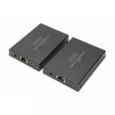 Digitus Przedłużacz / Extender KVM HDMI+USB 150m po kat.5e UTP/IP 1080p FHD 60Hz audio (zestaw)