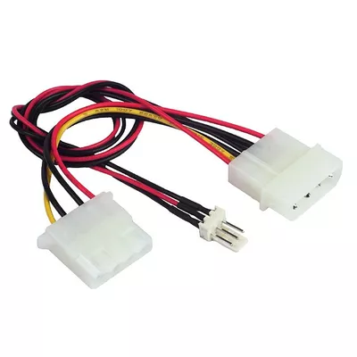 Gembird Kabel rozdzielacz zasilania 2xMOLEX/1x3PIN dla wentylatora