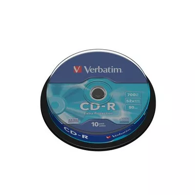 Verbatim CD-R 52x 700MB 10P CB DL Ex Prot 43437