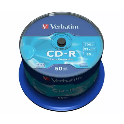 Verbatim CD-R 52x 700MB 50P CB DL Ex Prot 43351