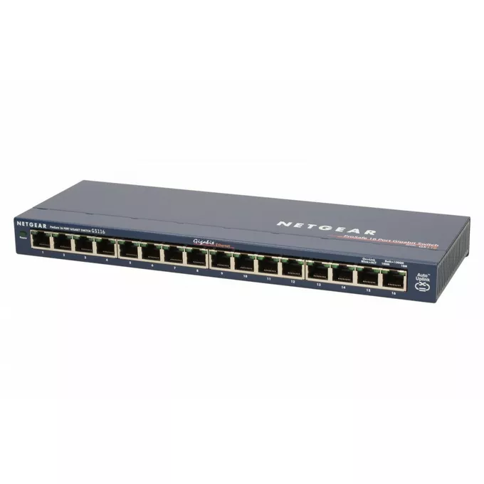 Netgear Switch Unmanaged Plus 16xGE - GS116GE