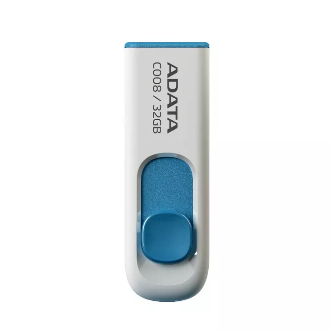 Adata Pendrive  DashDrive Classic C008 32GB USB2.0 biało- niebieskie