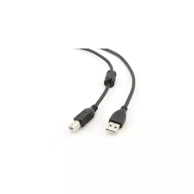 Gembird Kabel USB 2.0 typu AB AM-BM 4,5m FERRYT czarny