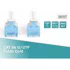 Digitus Patch cord U/UTP kat.5e PVC 5m Biały