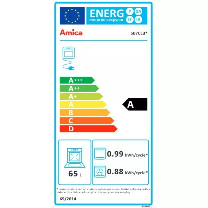 Amica 57CE3.315HTAQXX  Kuchnia ceramiczna