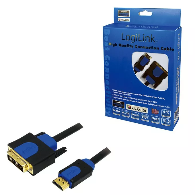 LogiLink Kabel HDMI-DVI 3m