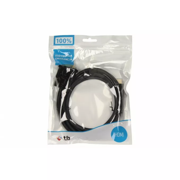 TB Kabel HDMI - DVI 1.8m DVI 24+1, pozłacany