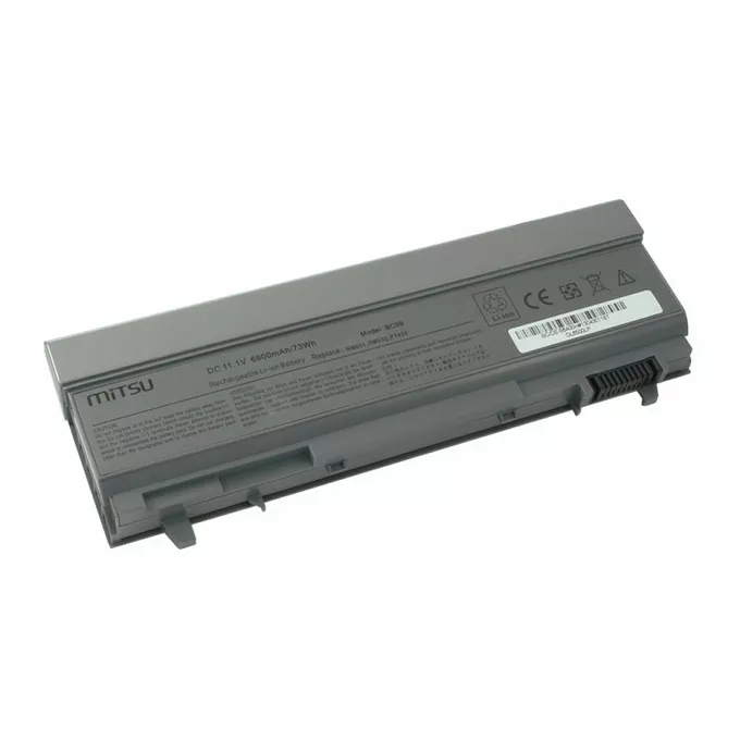 Mitsu Bateria do Dell Latitude E6400 6600 mAh (73 Wh) 10.8 - 11.1 Volt