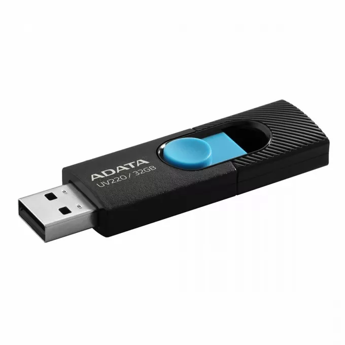 Adata Pendrive UV220 32GB USB2.0 Czarno-niebieski