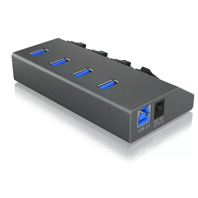 IcyBox IB-HUB1405C 4 portowy Hub USB 3.0