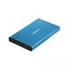 Natec Kieszeń zewnętrzna HDD/SSD Sata Rhino Go 2,5 USB 3.0 niebieska