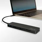 LogiLink Hub USB-C 3.1, 3-porty z czytnikiem kart