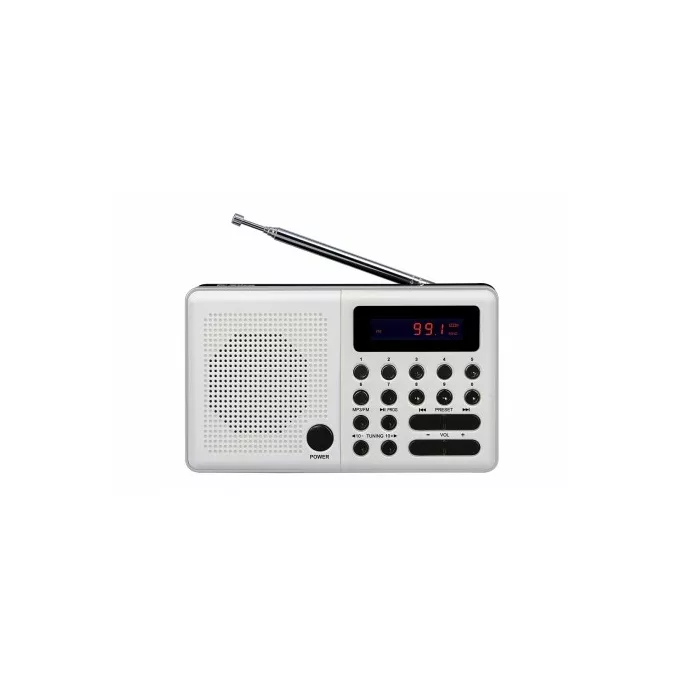 Eltra Radio Pliszka USB, FM białe