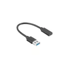 Lanberg Adapter USB TYPE-C(F) AM 3.1 15 cm