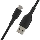 Belkin Kabel Braided USB-C USB-A 15cm czarny