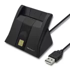 Qoltec Inteligentny czytnik chipowych kart ID | USB 2.0 | Plug&amp;play