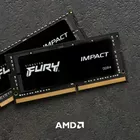 Kingston Pamięć DDR4 FURY Impact SODIMM 8GB(1*8GB)/3200 CL20