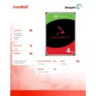 Seagate Dysk IronWolf 4TB 3,5 256MB ST4000VN006