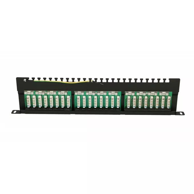 Extralink Patchpanel 24 porty 0.5U CAT6 UTP