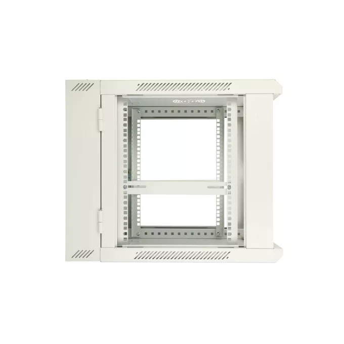 Extralink Szafka wisząca rack 12U 600x600 szara dwusekcyjna