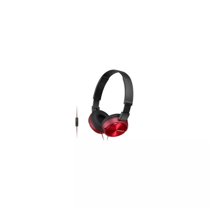 Sony Słuchawki handsfree, mikrofon MDR-ZX310AP Red