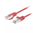 Lanberg Patchcord kat.6 FTP 1M 10-pack fluke passed czerwony