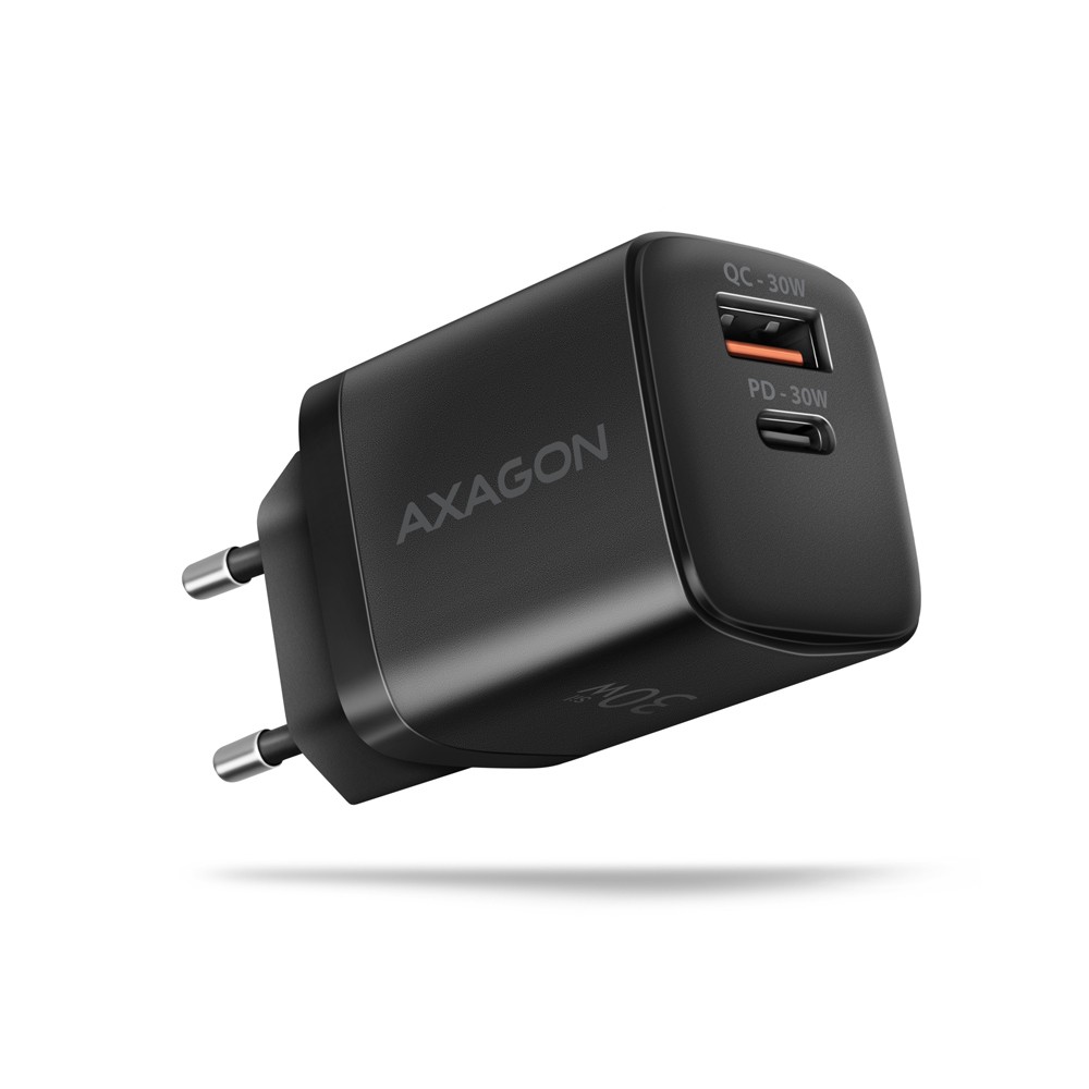 Фото - Зарядний пристрій Axagon ACU-PQ30 Ładowarka sieciowa, PD & QC 30W, QC3.0,4.0/AFC/FCP/PPS/App 