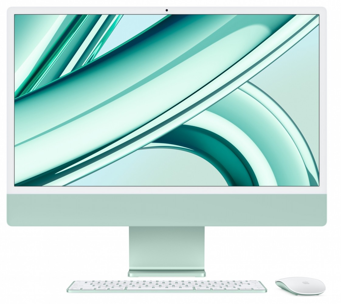 Zdjęcia - Komputer stacjonarny Apple iMac 24 cale: M3 8/10, 8GB, 512GB SSD - Zielony RDAPPEI3MEMQRP3 