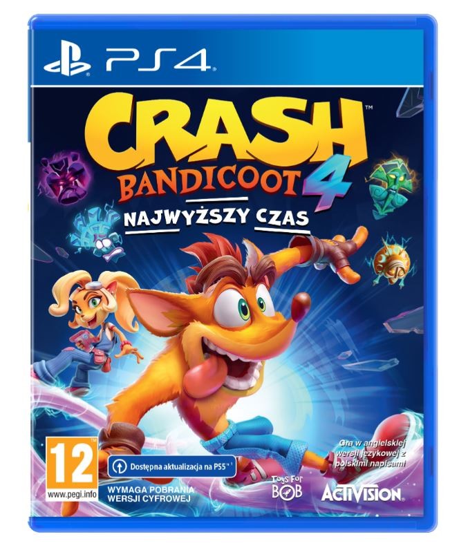 Фото - Гра Crash Bandicoot KOCH Gra Play Station 4  4 It About Time GGKOHP4DHB02617 