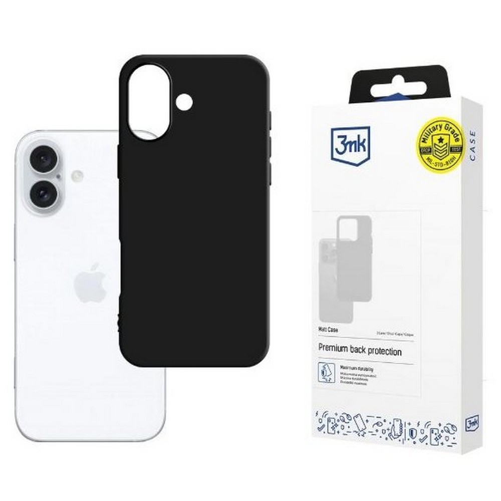 Фото - Чохол 3MK Matt Case iPhone 16 6,1 Czarne AO3MKTF3M006684 