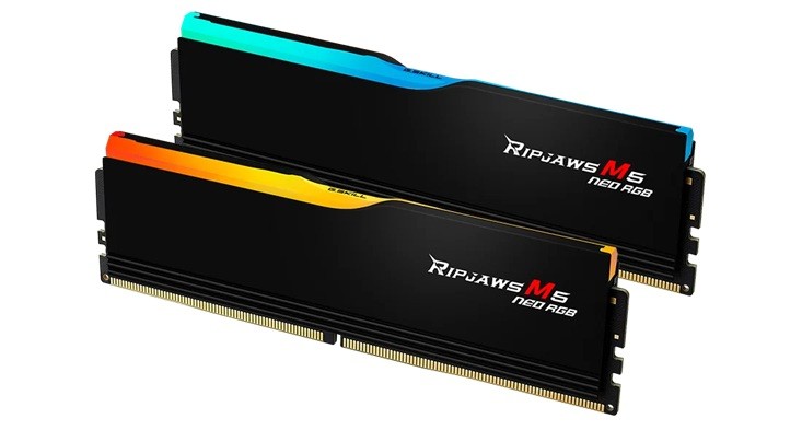 Фото - Оперативна пам'ять G.Skill Pamięć PC DDR5 32GB  Ripjaws M5 Neo AMD RGB 6000MHz CL36 SAGSK5032RIP018 (2x16GB)