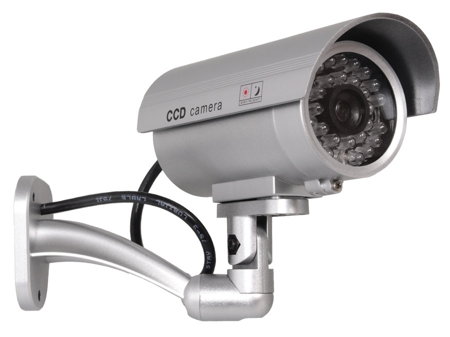 Zdjęcia - Pozostałe dla bezpieczeństwa CEE Atrapa kamery IR9000 S IR LED srebrna MOCEEKAMOIR900S