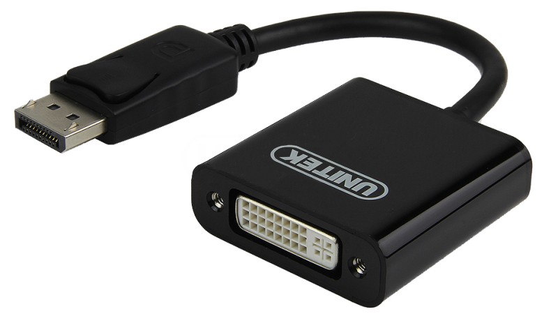 Zdjęcia - Kabel Unitek Adapter DisplayPort to DVI; Y-5118AA AKUNIVD00000016 