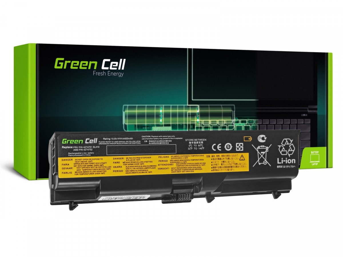 Фото - Акумулятор для ноутбука Green Cell Bateria do Lenovo T410 11,1V 4400mAh AZGCENB00000095 