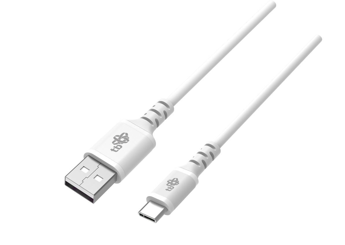 Фото - Кабель TB Kabel USB-USB C 1m silikonowy biały Quick Charge AKTBXKUCMISI10W