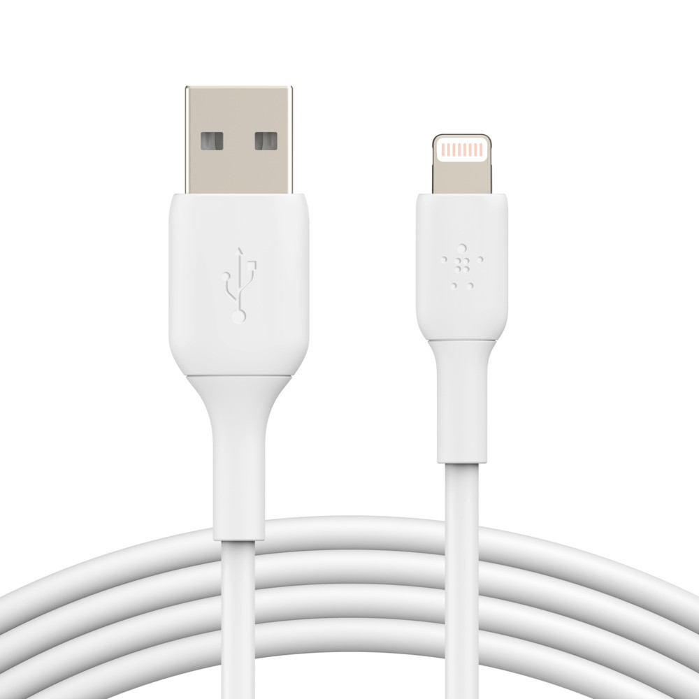 Zdjęcia - Kabel Belkin  PVC USB-A to Lightning 15cm White AKBLKTUPVCALTG1 