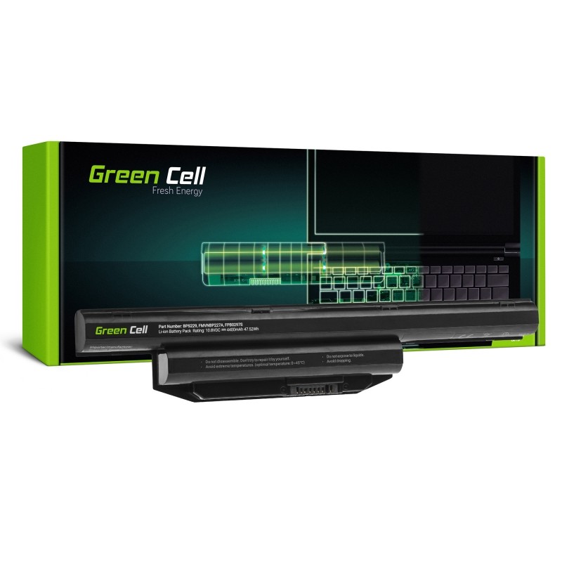 Фото - Акумулятор для ноутбука Green Cell Bateria FS LifeBook A514 11,1V 4,4Ah AZGCENB00000765 