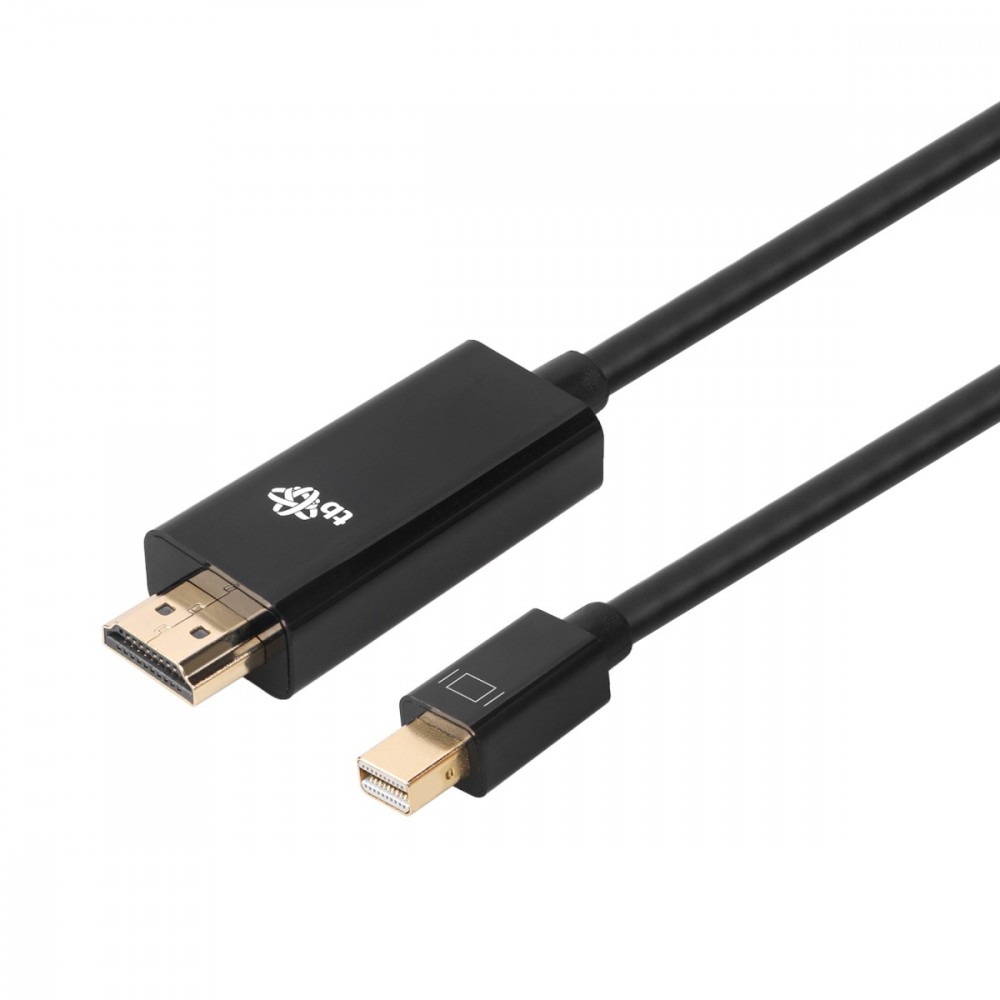 Фото - Кабель TB Kabel HDMI - mini DisplayPort 1,8 m 4k 30Hz czarny AKTBXVDMMINI18B