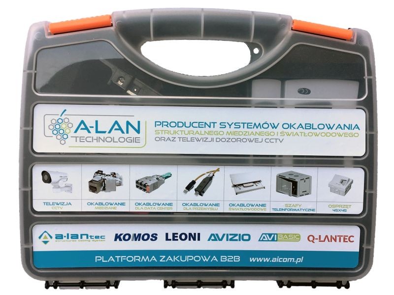 Zdjęcia - Zestaw narzędziowy Alantec Zestaw narzędzi instalatorskich w walizce AKAICKSANAB0206 
