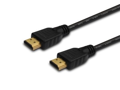 Zdjęcia - Kabel SAVIO  HDMI (M) 20m, czarny, złote końcówki, v1.4 high speed, etherne 